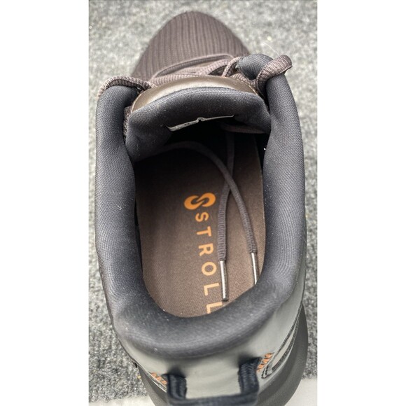 Stroll Golf Shoe Men's Size 8.5 Spikeless Performance Knit Black Espresso - Picture 10 of 11